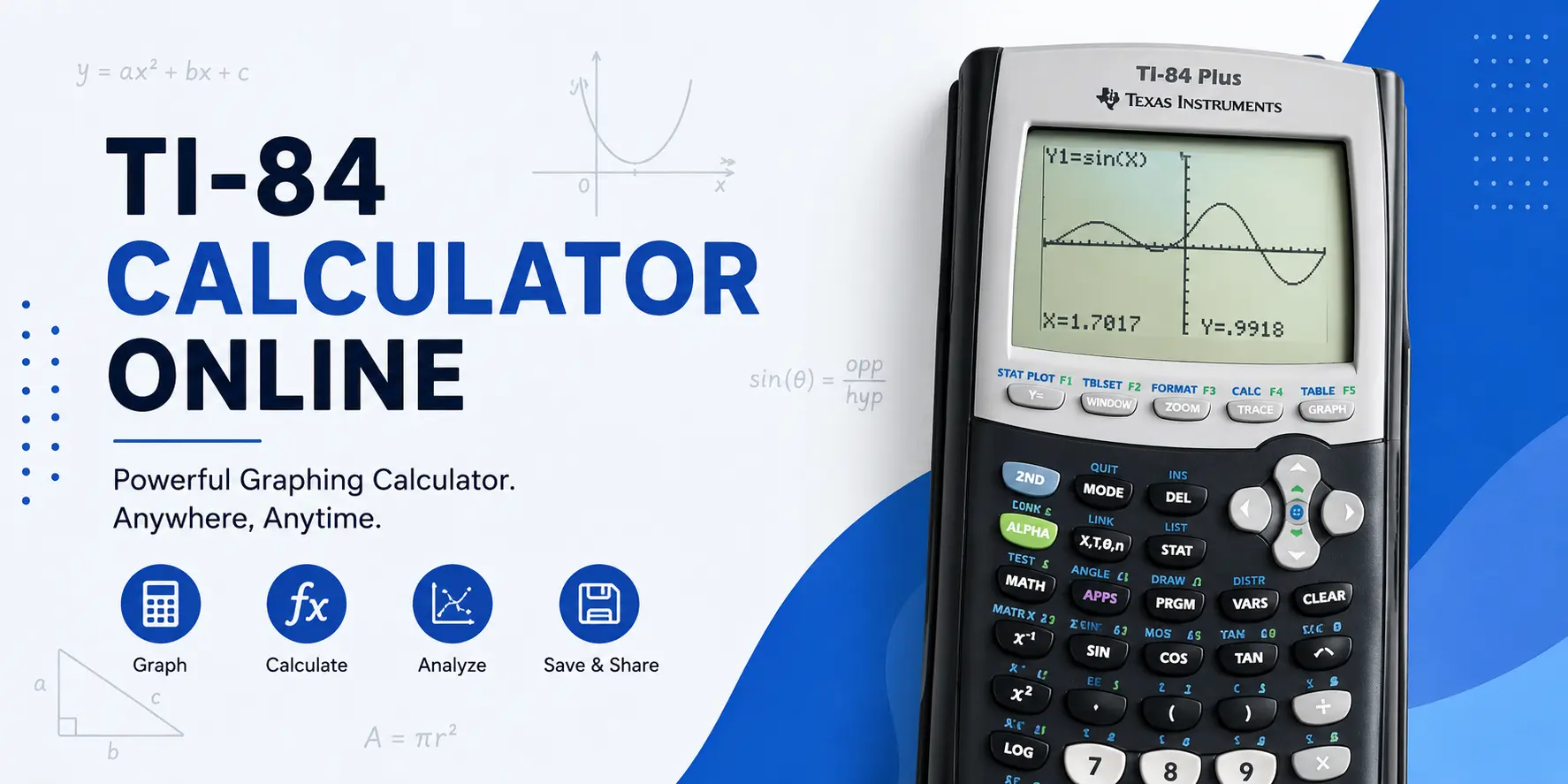 How to Use a TI-84 Calculator Online for Graphing, Algebra & Statistics (Beginner Guide)